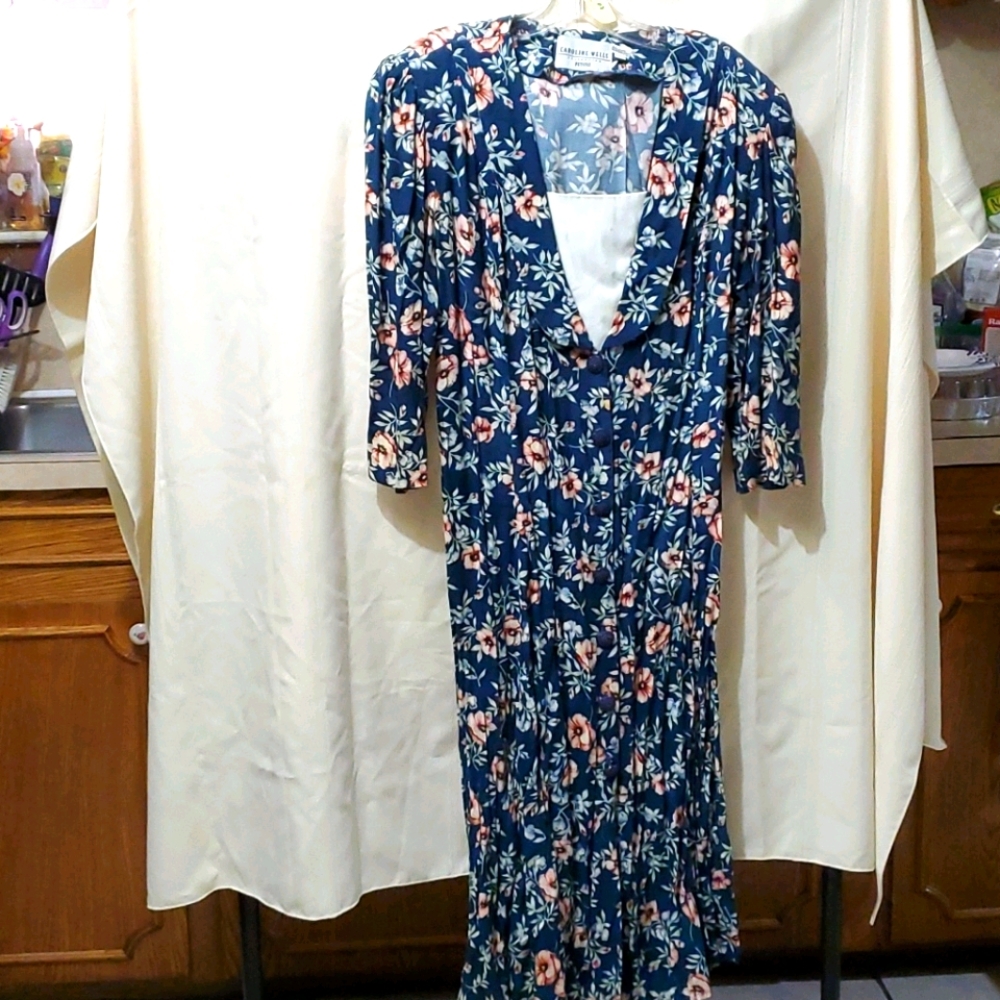 Womens 3/4 sleeve Rayon Dress